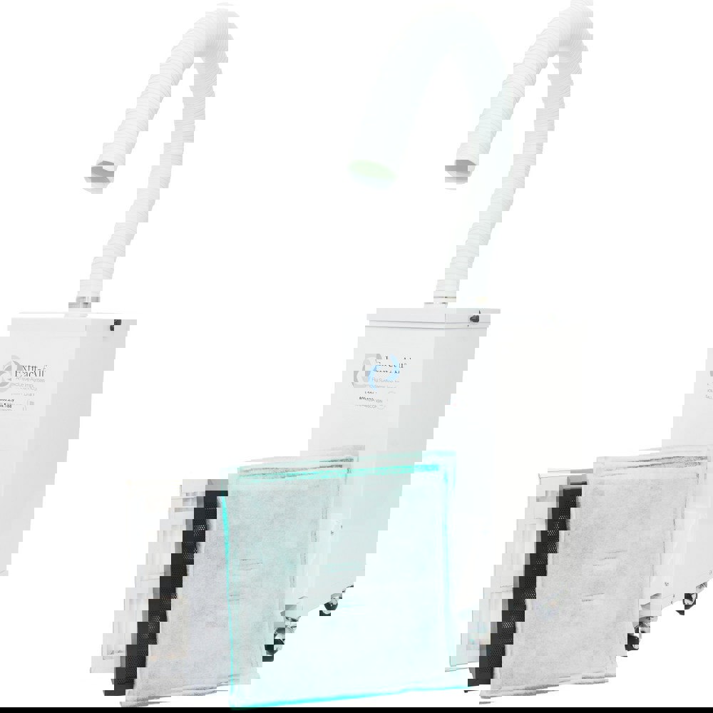 Fume Exhausters; Extractor Type: Portable Fume ; Phase: Single ; Input Voltage: 120 ; Air Flow: 350 CFM ; Merv Rating: 11 ; Number of Work Stations: 1